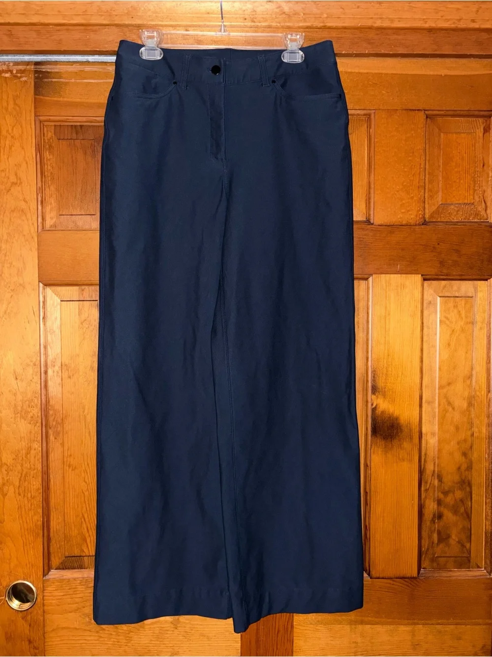 Lululemon City Sleek 5 Pocket High-Rise Wide-Leg Pant Navy 30